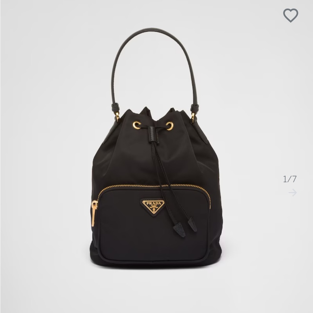 The Prada Duet bucket bag